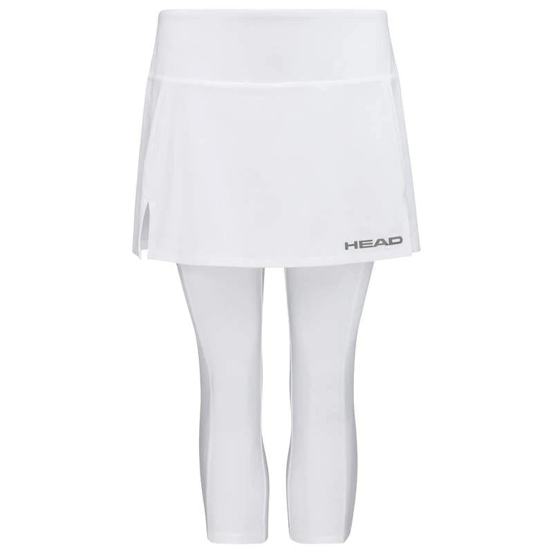 CLUB 3/4 TIGHTS SKORT WHITE WOMAN