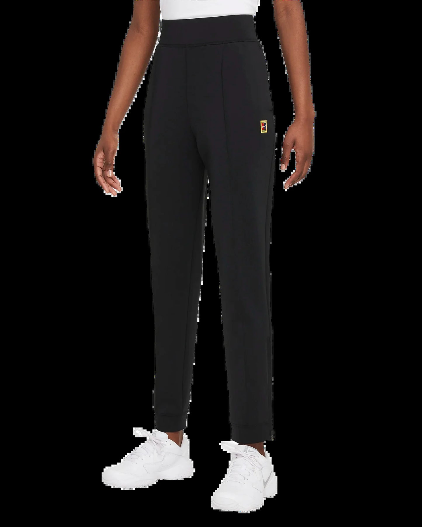 COURT DRI-FIT KNIT TENNIS PANTS BLACK WOMAN