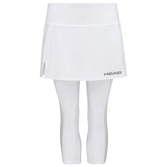 CLUB 3/4 TIGHTS SKORT WHITE WOMAN