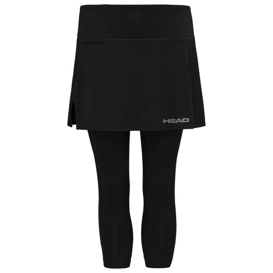 CLUB 3/4 TIGHTS SKORT BLACK WOMAN