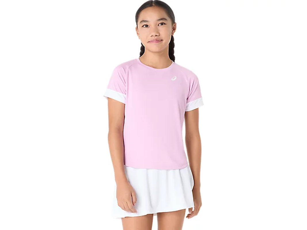 TENNIS SS TOP LIGHT UBE/WHITE GIRL