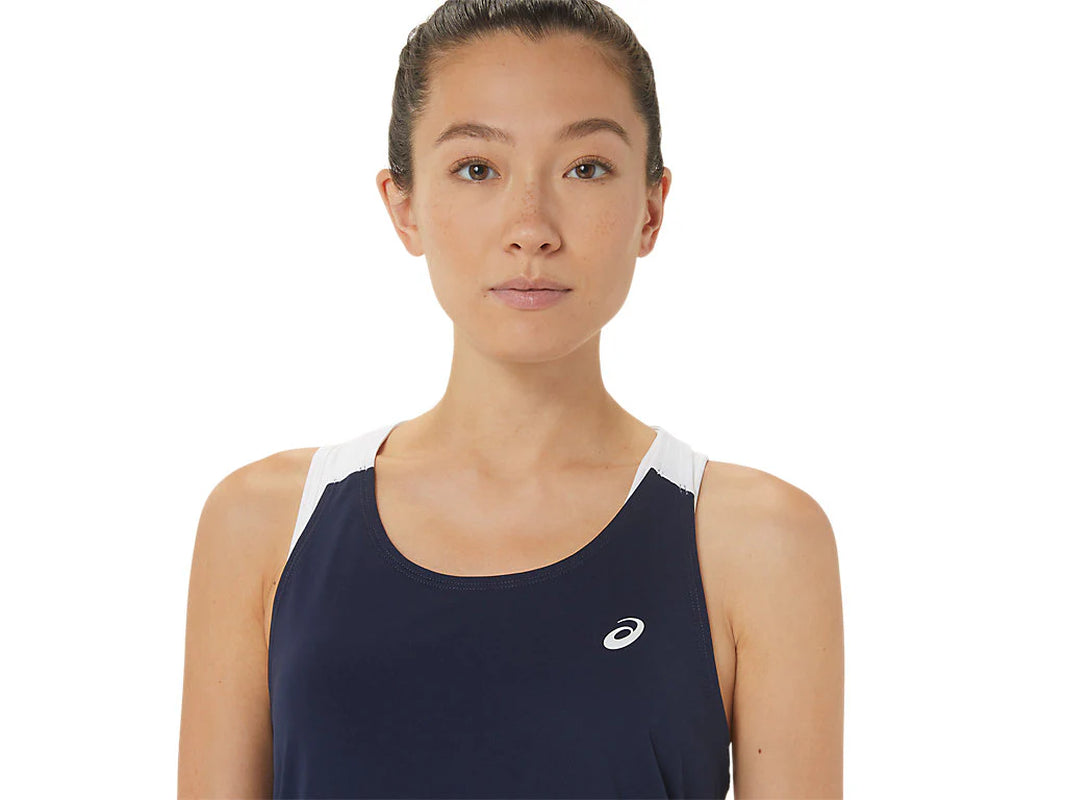 COURT TANK WHITE/MIDNIGHT WOMAN