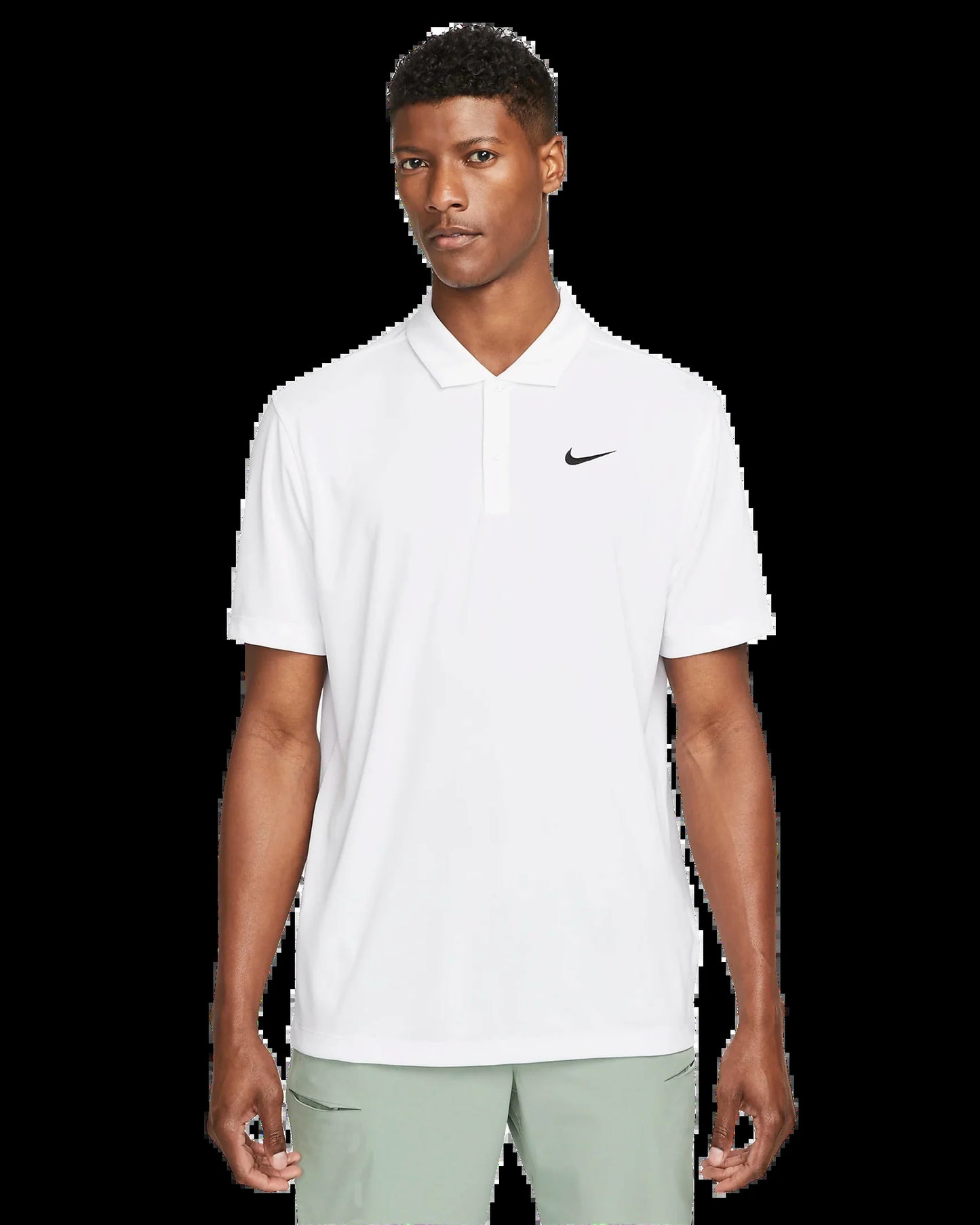 COURT TENNIS POLO WHITE MAN